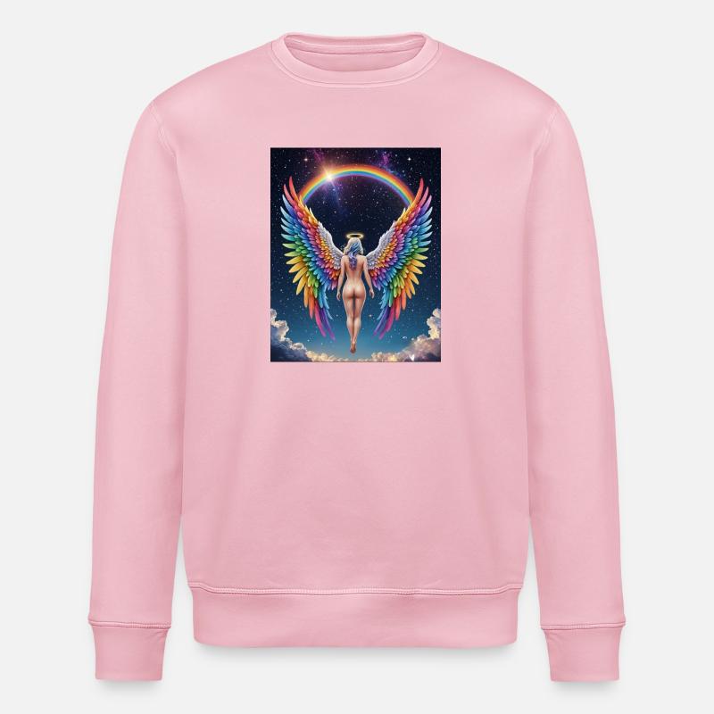Engel - Stanley/Stella Unisex Bio-Sweatshirt ROLLER - Hellrosa