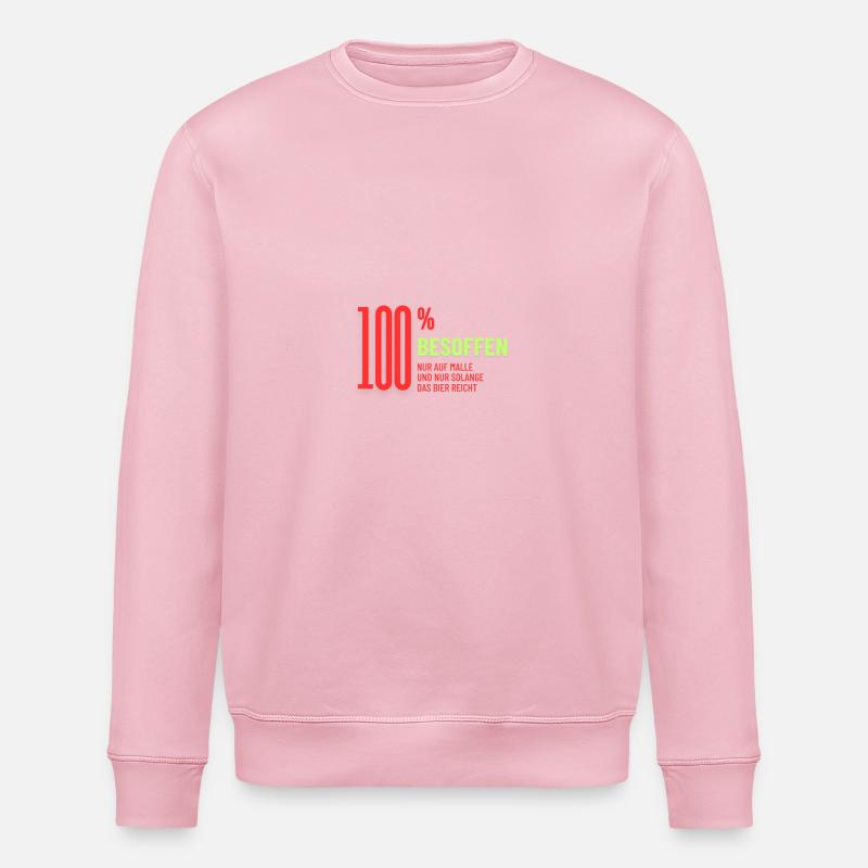 100% Malle - Stanley/Stella Unisex Bio-Sweatshirt ROLLER - Hellrosa