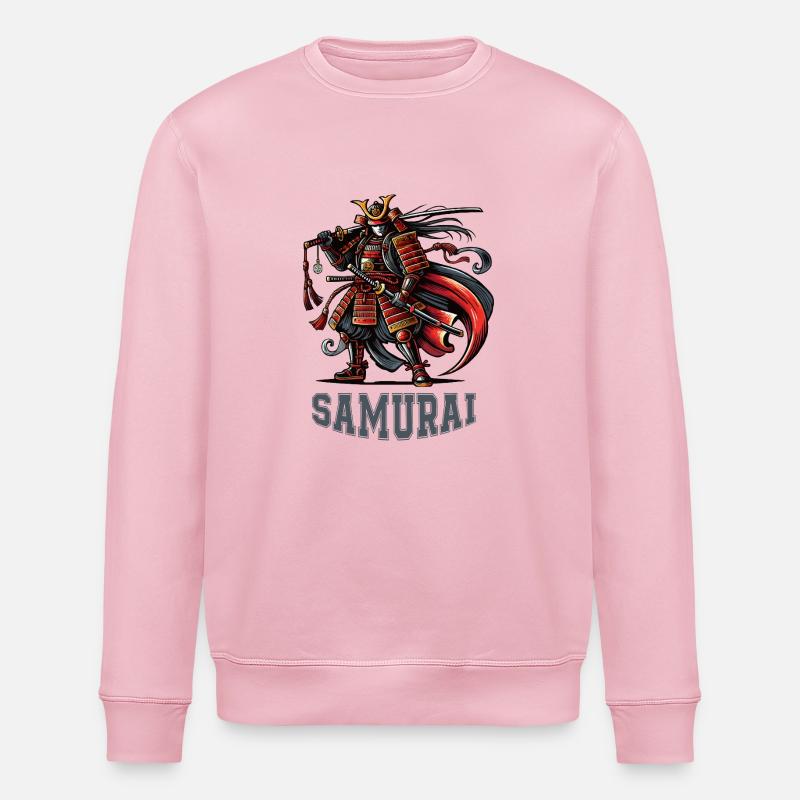 Bande dessinée de samouraï - Sweat bio ROLLER Stanley/Stella Unisexe - rose pâle