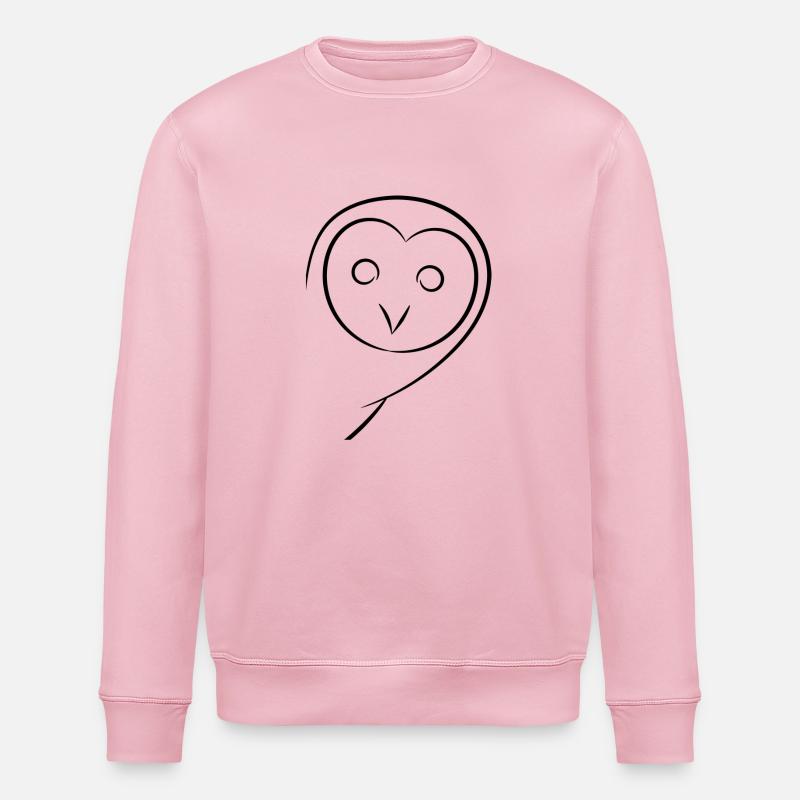 Eule - Stanley/Stella Unisex Bio-Sweatshirt ROLLER - Hellrosa
