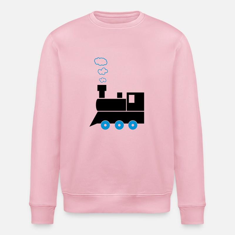lokomotive_02 - Stanley/Stella Unisex Bio-Sweatshirt ROLLER - Hellrosa