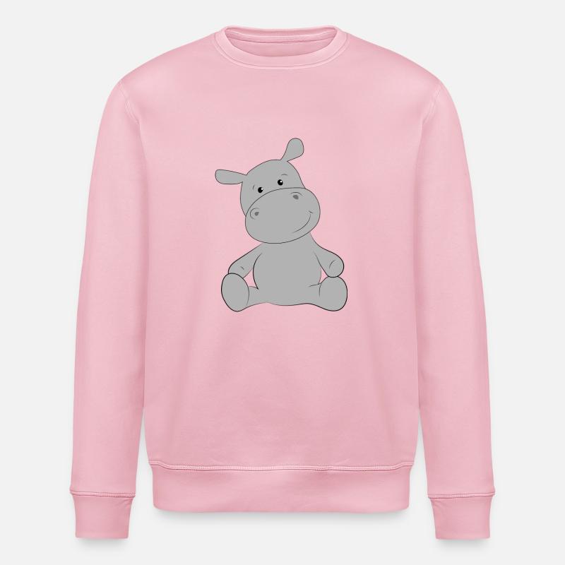 Nilpferd - Stanley/Stella Unisex Bio-Sweatshirt ROLLER - Hellrosa