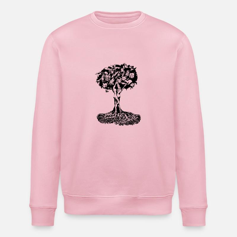 Synergiebaum - Stanley/Stella Unisex Bio-Sweatshirt ROLLER - Hellrosa