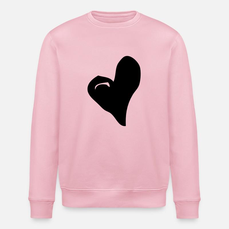 herz - Stanley/Stella Unisex Bio-Sweatshirt ROLLER - Hellrosa