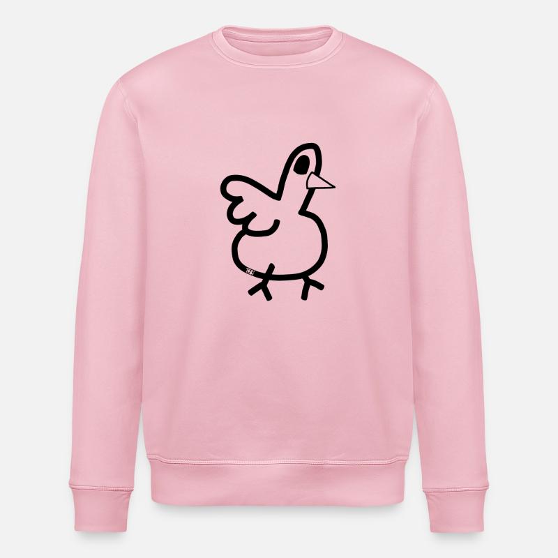 oiseau bébé - Sweat bio ROLLER Stanley/Stella Unisexe - rose pâle