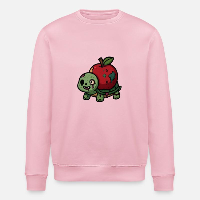 Zombie Toad - Stanley/Stella ROLLER Unisex Organic Sweatshirt - cotton pink