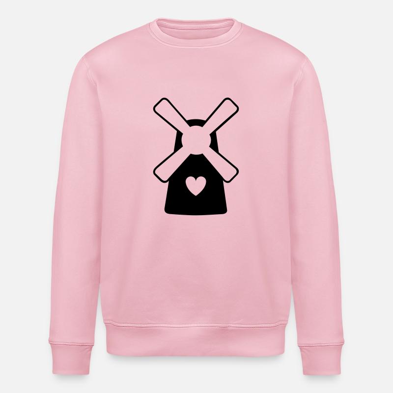 Windmill - Stanley/Stella ROLLER Unisex Organic Sweatshirt - cotton pink