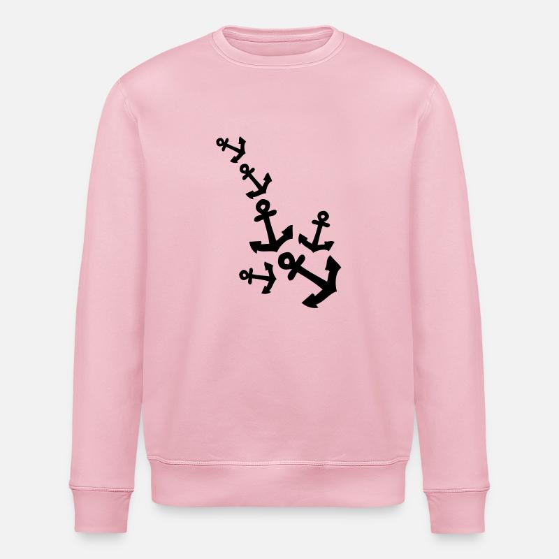 Anchor Musterlinie - Stanley/Stella Unisex Bio-Sweatshirt ROLLER - Hellrosa