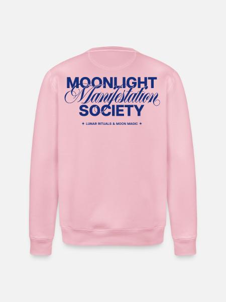 Moonlight Manifestation Society - Stanley/Stella Unisex Bio-Sweatshirt ROLLER - Hellrosa