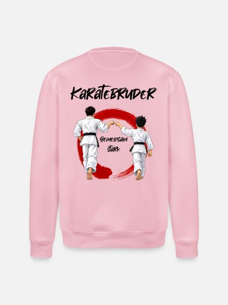 Karate Bruder mit Bruder - Stanley/Stella Unisex Bio-Sweatshirt ROLLER - Hellrosa
