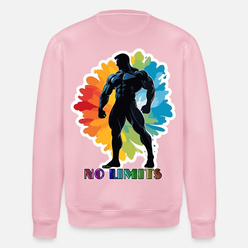 No Limits - Stanley/Stella Unisex Bio-Sweatshirt ROLLER - Hellrosa