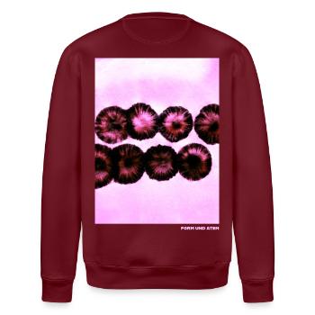 250706-1407 - Stanley/Stella Unisex Bio-Sweatshirt ROLLER - Burgunderrot - Hinten - Nik (191cm)