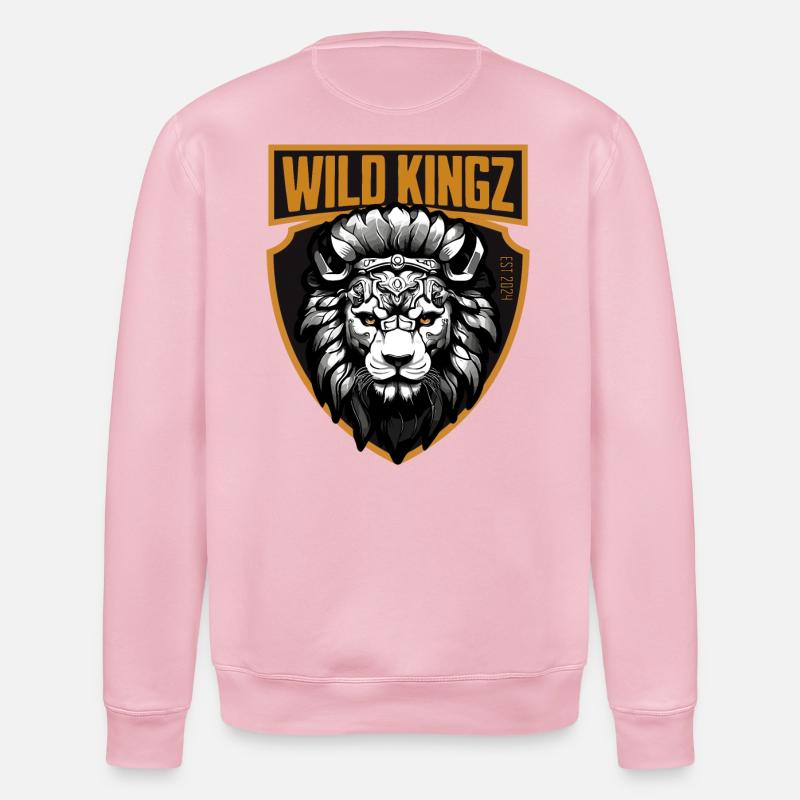 Löwe - Stanley/Stella Unisex Bio-Sweatshirt ROLLER - Hellrosa