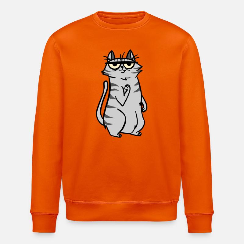 Chat Chats - Sweat bio ROLLER Stanley/Stella Unisexe - orange profond
