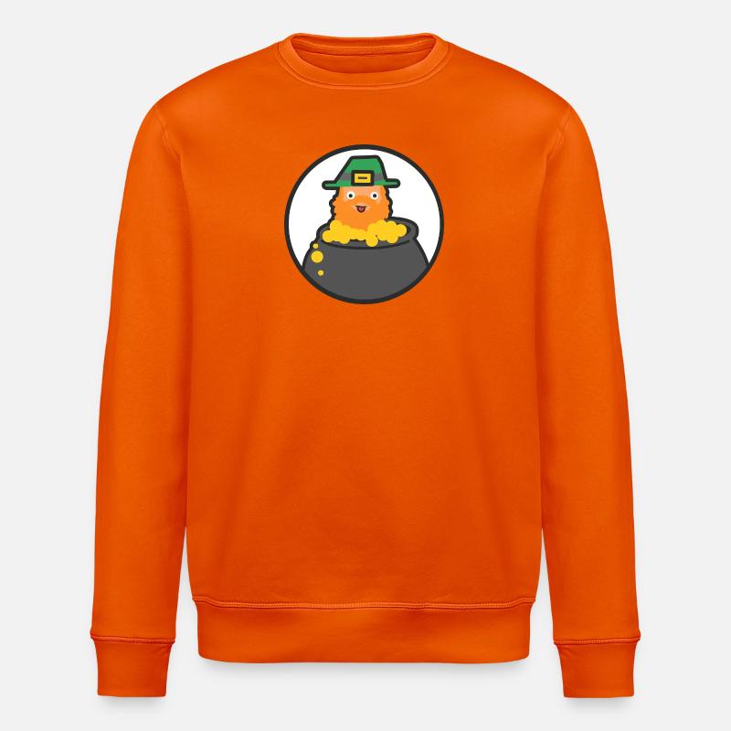 UND Ginger_cs2 Emblem - Stanley/Stella Unisex Bio-Sweatshirt ROLLER - Tieforange