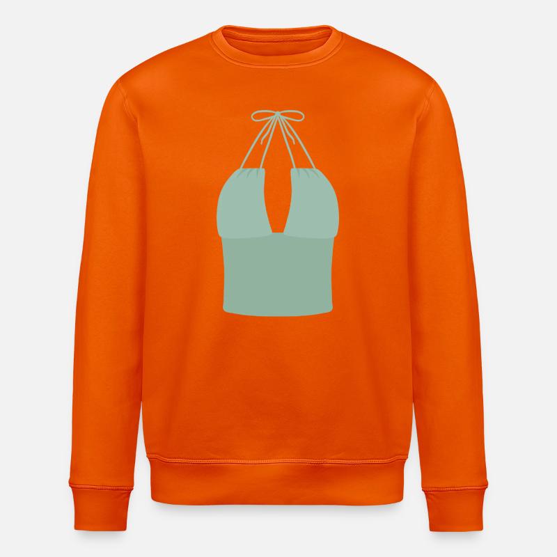 Mint Halter Bikini Top - Stanley/Stella ROLLER Unisex Organic Sweatshirt - bright orange