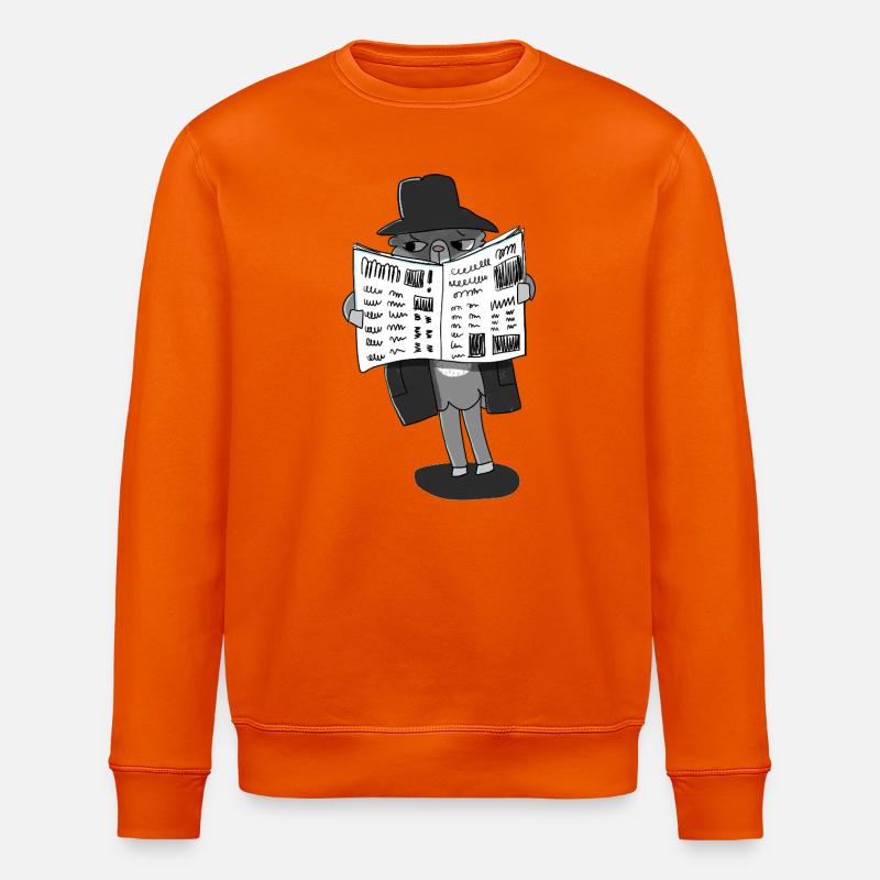 Llama Sous couverture - Sweat bio ROLLER Stanley/Stella Unisexe - orange profond