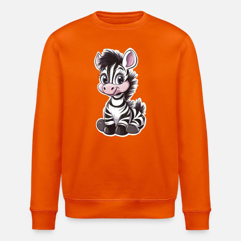 Zebra - Stanley/Stella Unisex Bio-Sweatshirt ROLLER - Tieforange