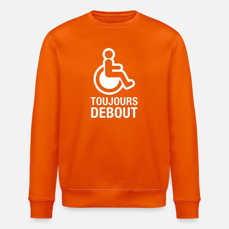 Steht immer noch - Stanley/Stella Unisex Bio-Sweatshirt ROLLER - Tieforange