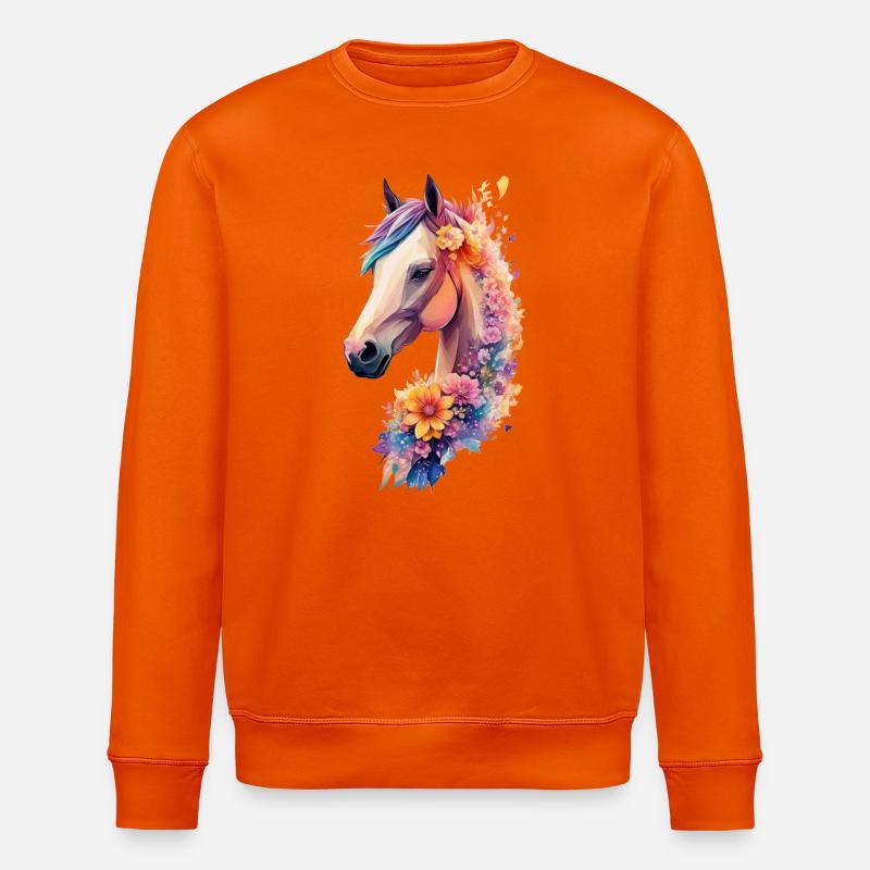 blockedTitle - Stanley/Stella Unisex Bio-Sweatshirt ROLLER - Tieforange