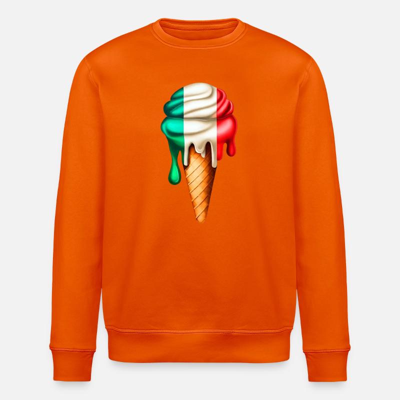 Italien Eiswaffel - Stanley/Stella Unisex Bio-Sweatshirt ROLLER - Tieforange