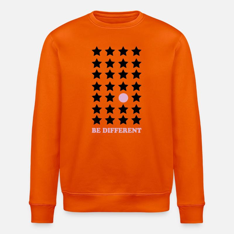 Be Different – Pastel Point Be Different - Stanley/Stella ROLLER Unisex Organic Sweatshirt - bright orange