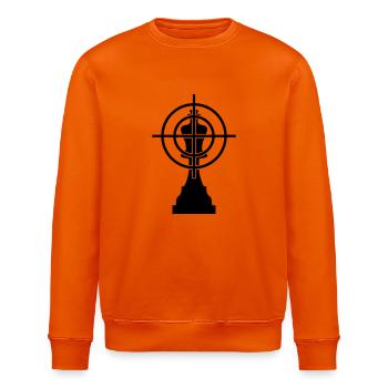 chess killing spree - Stanley/Stella ROLLER Unisex Organic Sweatshirt - bright orange - Front - Nik (191cm)