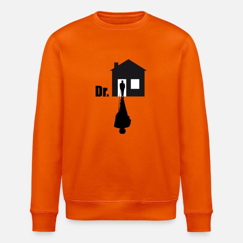 dr_house_ii - Stanley/Stella Unisex Bio-Sweatshirt ROLLER - Tieforange