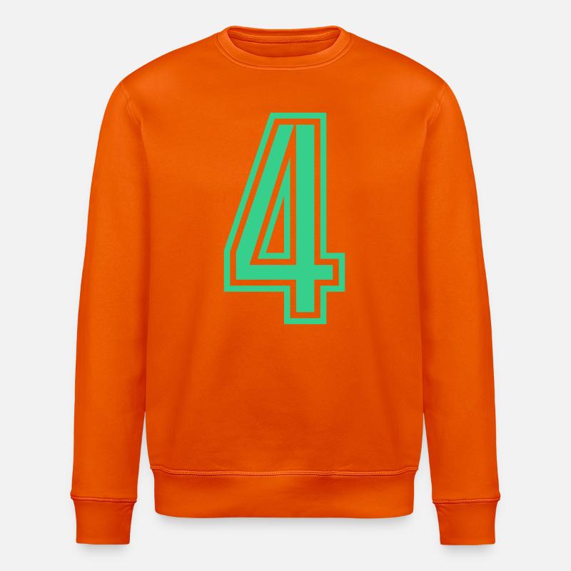 4 - Stanley/Stella Unisex Bio-Sweatshirt ROLLER - Tieforange