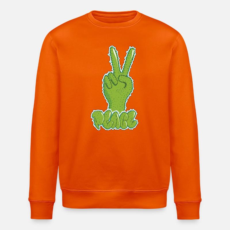Graffiti Peace - Stanley/Stella Unisex Bio-Sweatshirt ROLLER - Tieforange