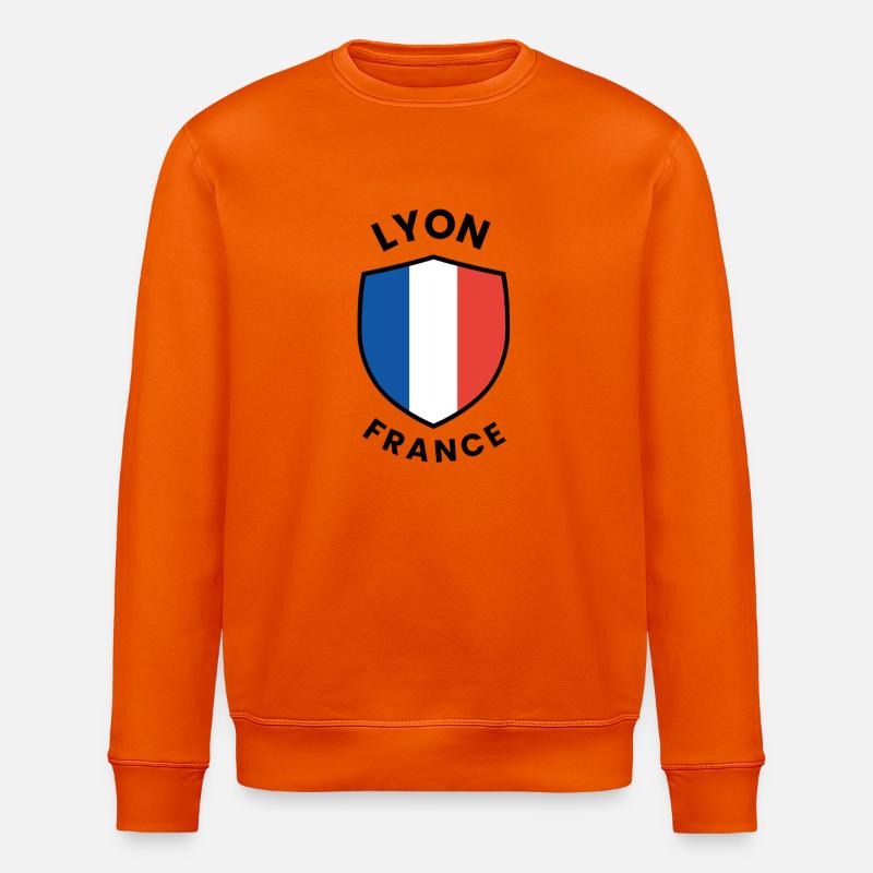 Conception du Bouclier de Lyon France - Sweat bio ROLLER Stanley/Stella Unisexe - orange profond