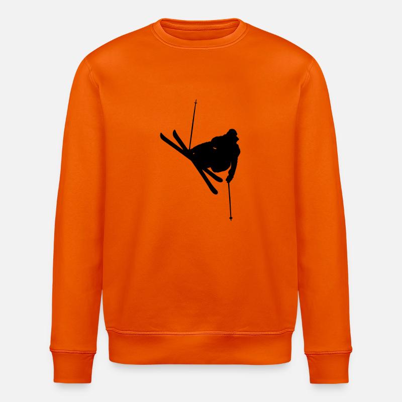 ski_01 - Stanley/Stella Unisex Bio-Sweatshirt ROLLER - Tieforange