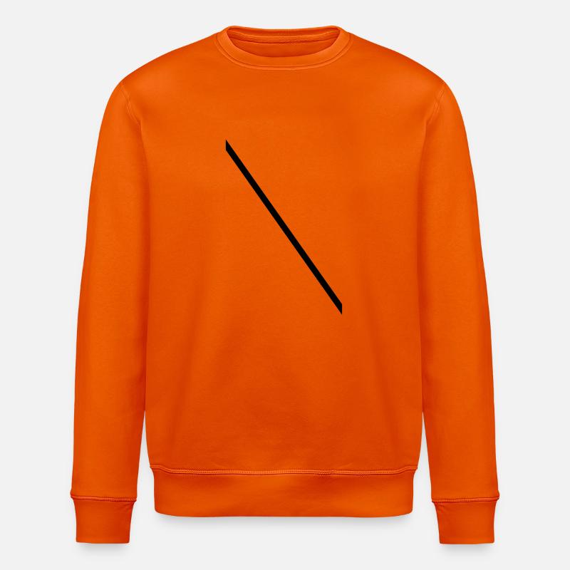 Minimale-Diagonale - Stanley/Stella Unisex Bio-Sweatshirt ROLLER - Tieforange