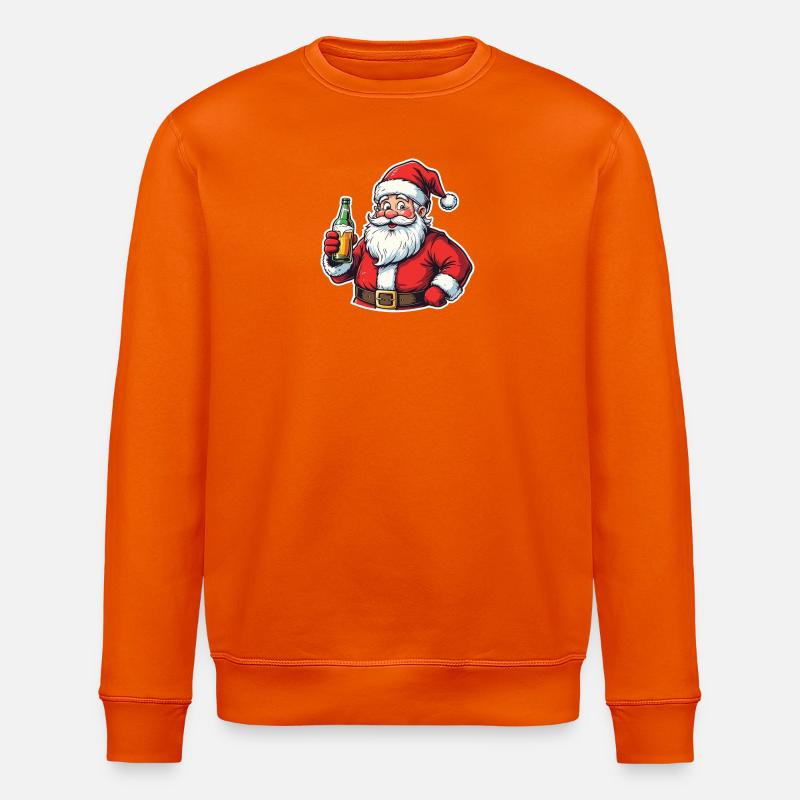 Nikolaus Bierfreude  - Stanley/Stella Unisex Bio-Sweatshirt ROLLER - Tieforange