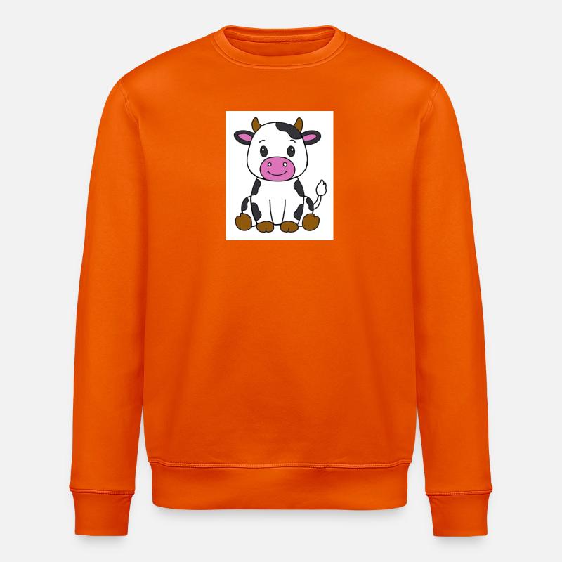 Kuh - Stanley/Stella Unisex Bio-Sweatshirt ROLLER - Tieforange