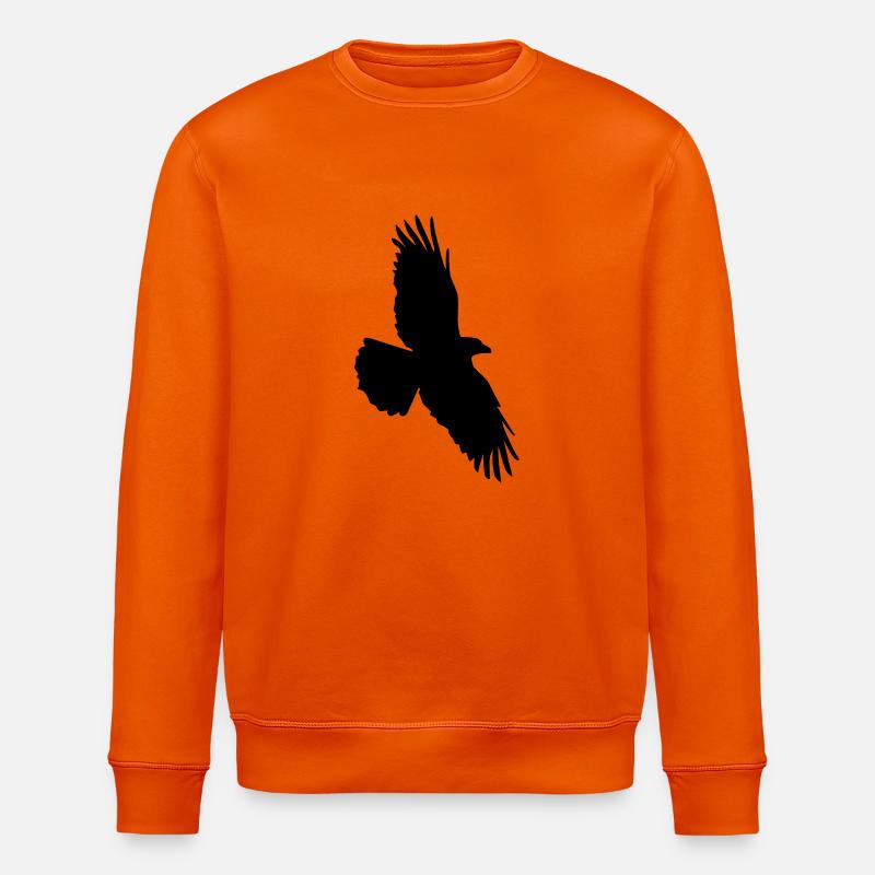 Rabenflug - Stanley/Stella Unisex Bio-Sweatshirt ROLLER - Tieforange