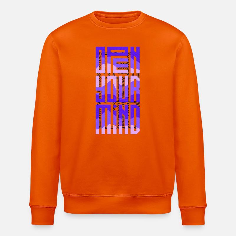 Neonblock-Gradient - Stanley/Stella Unisex Bio-Sweatshirt ROLLER - Tieforange