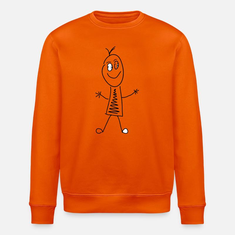 Strich Figur - Stanley/Stella Unisex Bio-Sweatshirt ROLLER - Tieforange