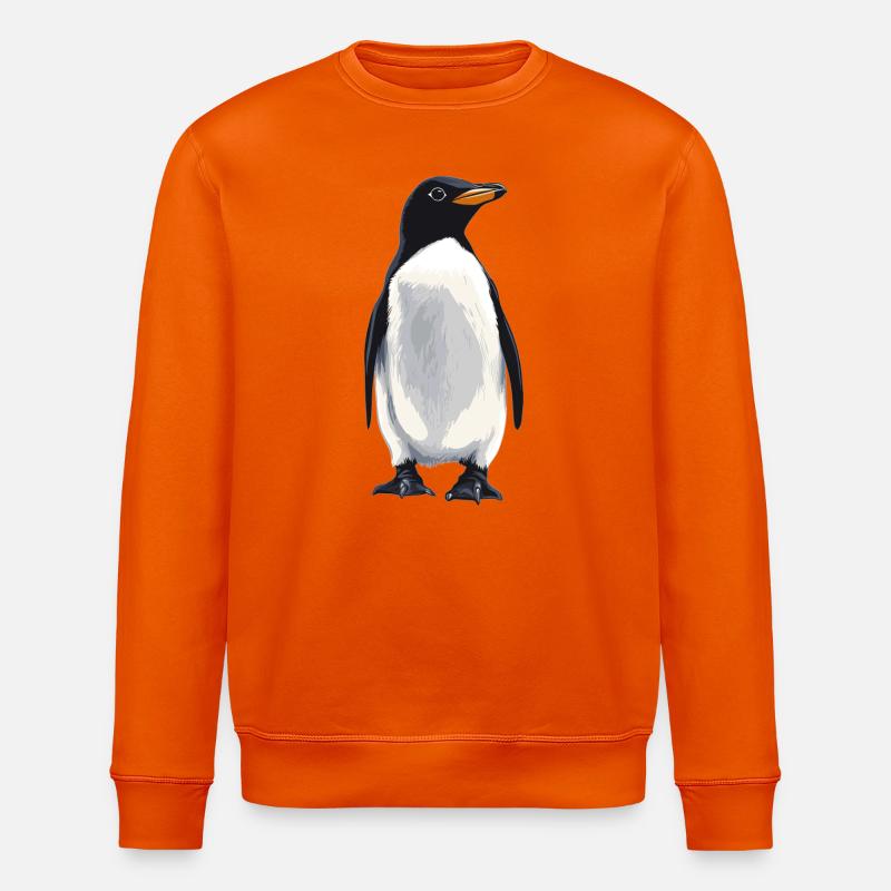 Pinguine Pinguin - Stanley/Stella Unisex Bio-Sweatshirt ROLLER - Tieforange