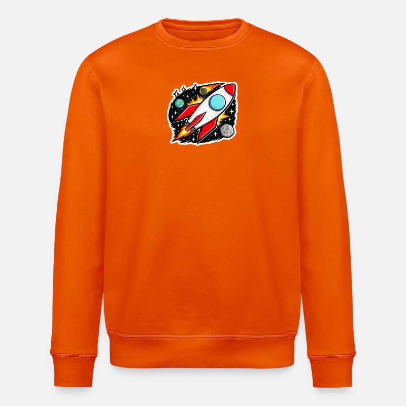 Rocket - Stanley/Stella ROLLER Unisex Organic Sweatshirt - bright orange
