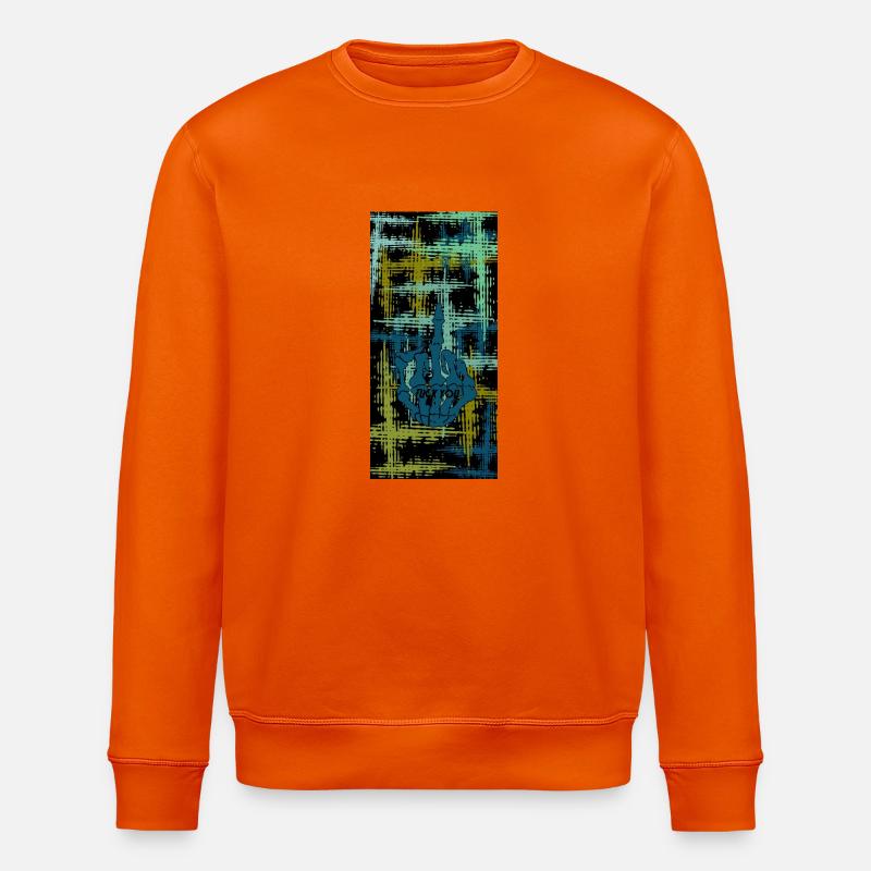 Mittelfinger Kunst - Stanley/Stella Unisex Bio-Sweatshirt ROLLER - Tieforange