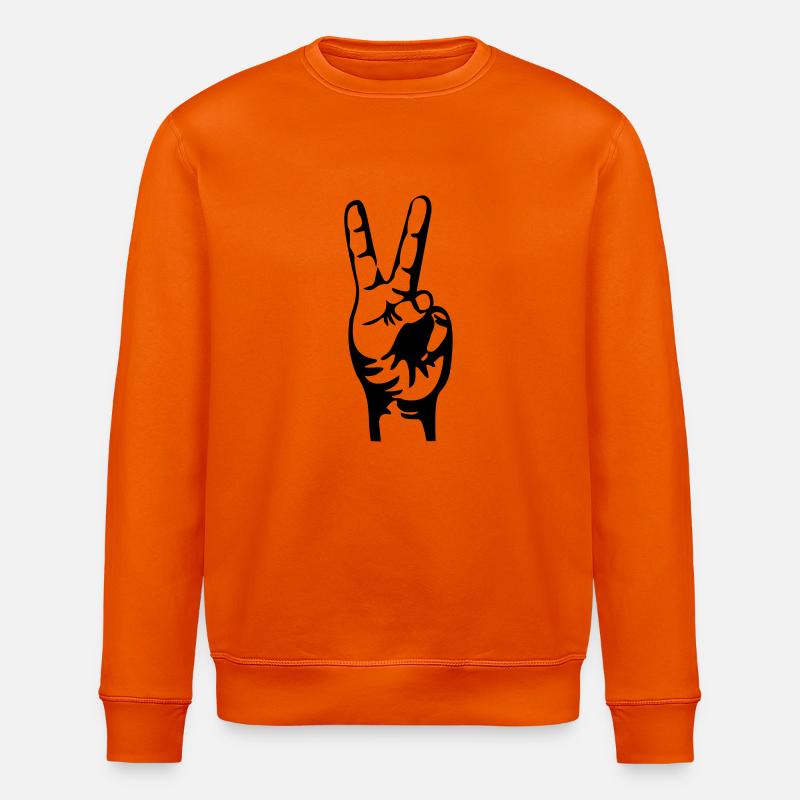 biker wave - Stanley/Stella Unisex Bio-Sweatshirt ROLLER - Tieforange