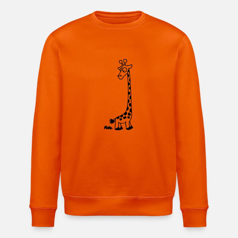 Giraffe - Stanley/Stella Unisex Bio-Sweatshirt ROLLER - Tieforange