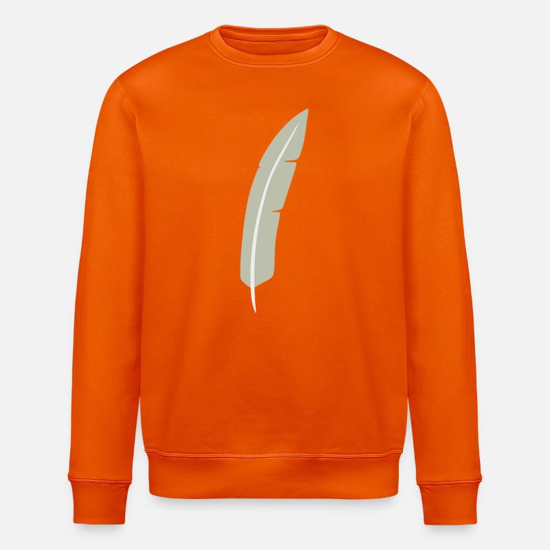 Feather Arc Minimalist Print - Sweat bio ROLLER Stanley/Stella Unisexe - orange profond