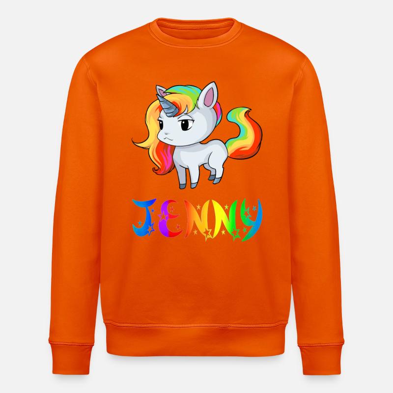 Jenny Einhorn - Stanley/Stella Unisex Bio-Sweatshirt ROLLER - Tieforange