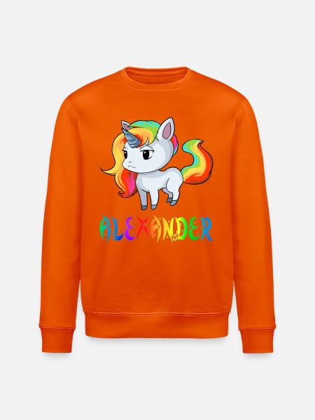 Alexander Einhorn - Stanley/Stella Unisex Bio-Sweatshirt ROLLER - Tieforange