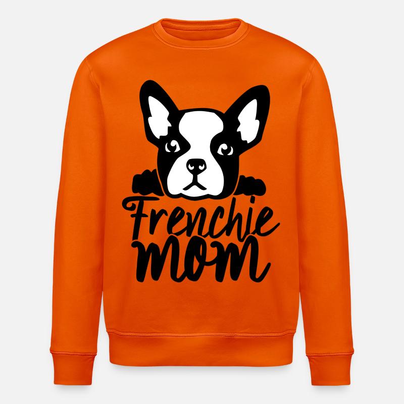 Frenchie maman de bouledogue français - Sweat bio ROLLER Stanley/Stella Unisexe - orange profond