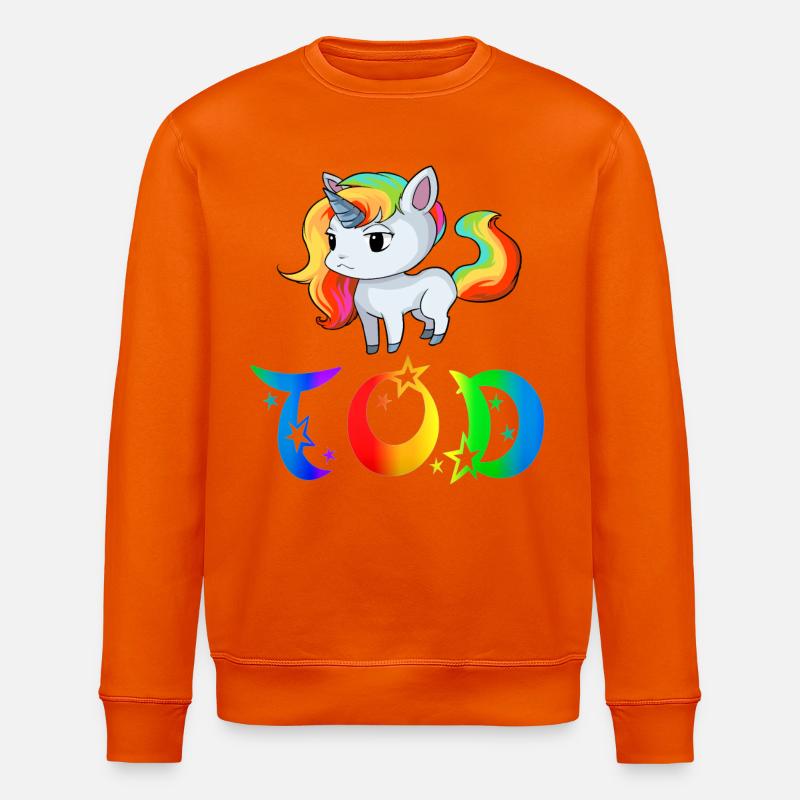 Einhorn Tod - Stanley/Stella Unisex Bio-Sweatshirt ROLLER - Tieforange