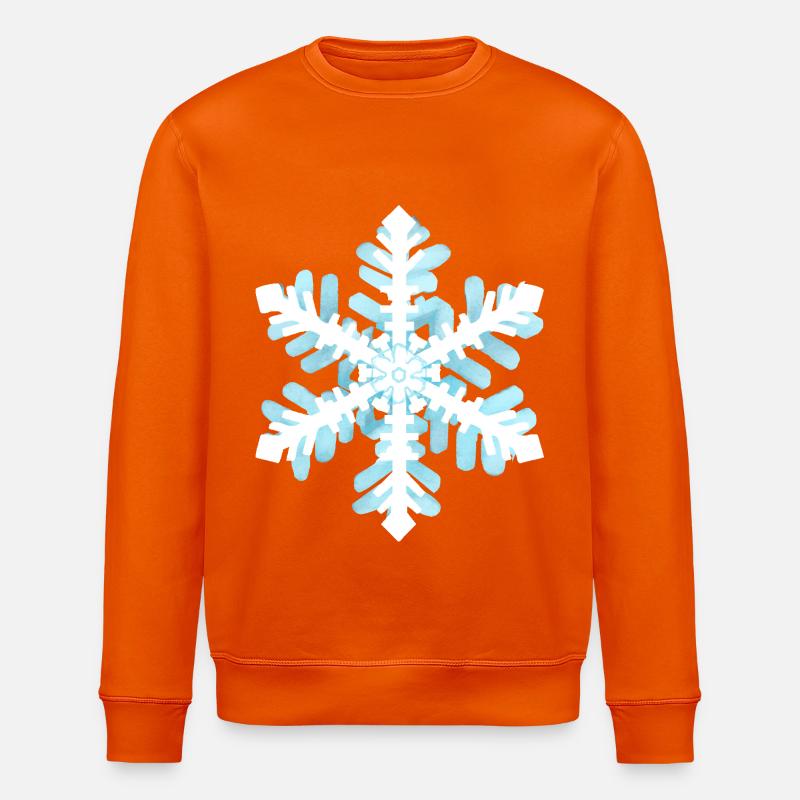 Schneestern - Stanley/Stella Unisex Bio-Sweatshirt ROLLER - Tieforange