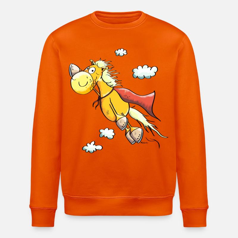Super Cheval - Sweat bio ROLLER Stanley/Stella Unisexe - orange profond